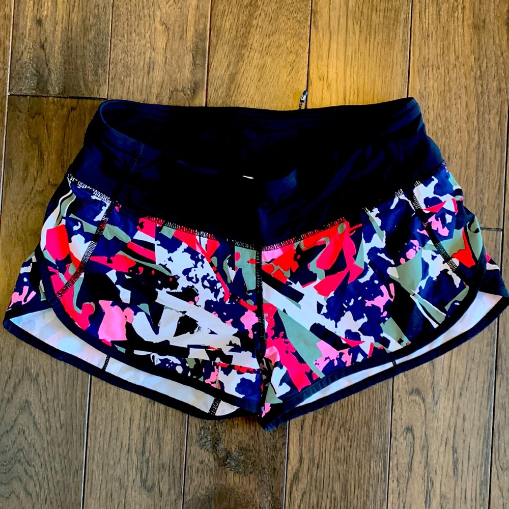 Lululemon shorts 2.5 inch. Beautiful multicolor